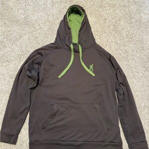 Browning grey hoodie